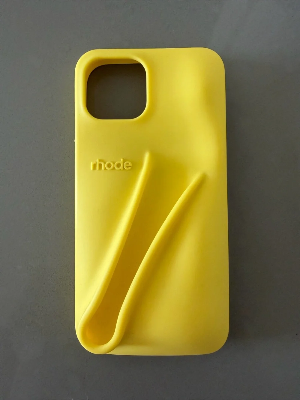 RHODE limited edition Yellow iPhone 15 lip Case